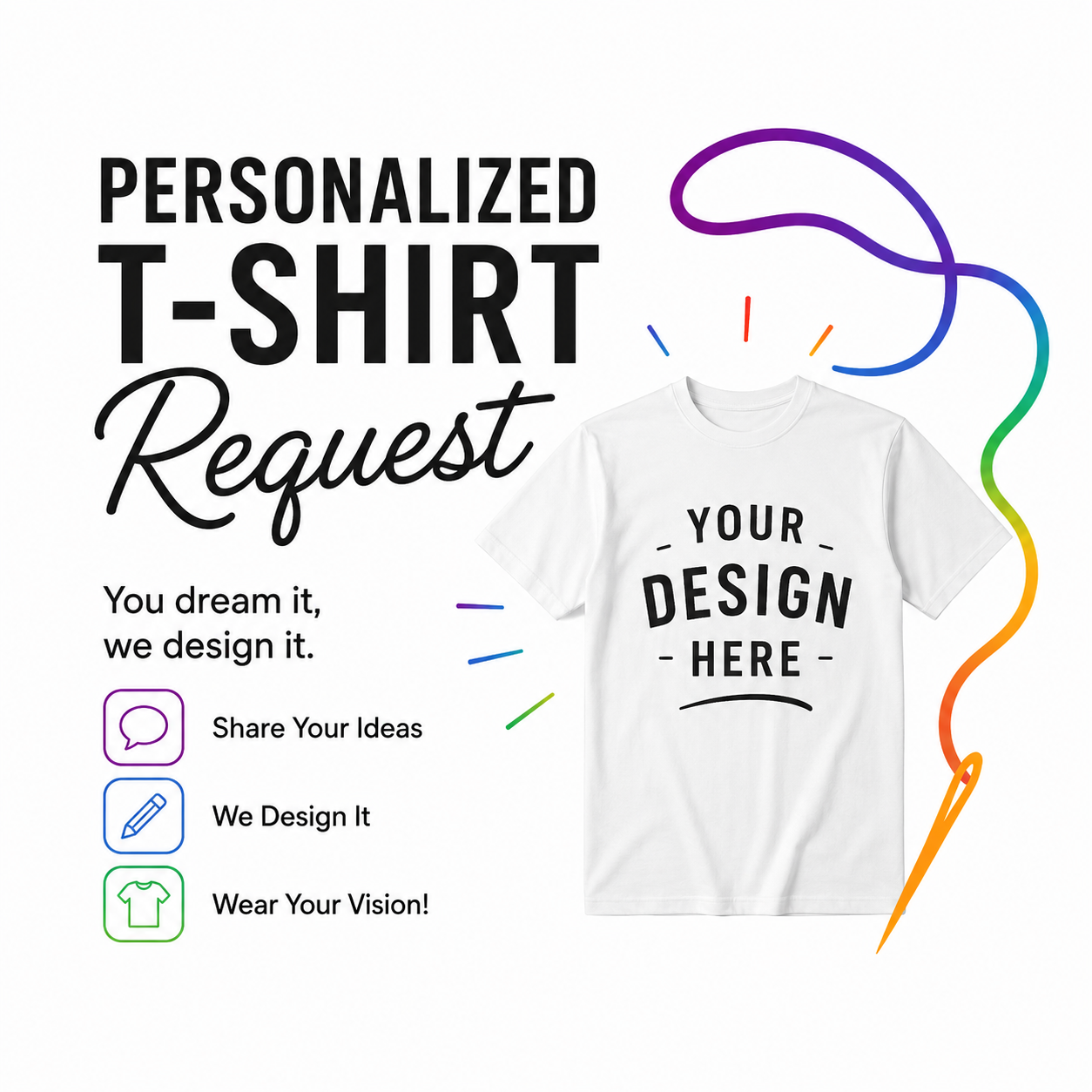 Personalized T-Shirt Request